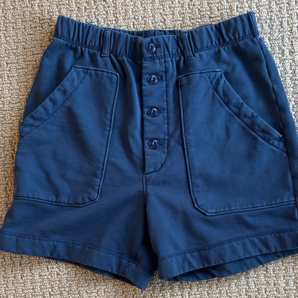 EUC Alex Mill Deep Blue Cotton Women's Shorts